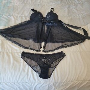 Elegant Black Lingerie Set